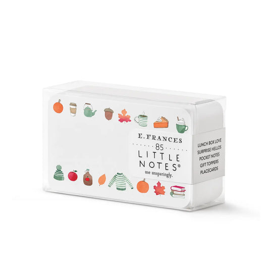 Crisp and Cozy Little Notes