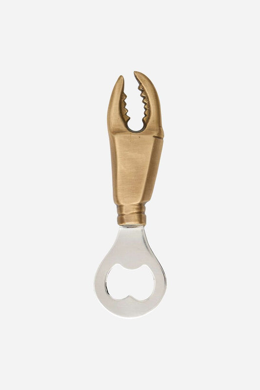 Brass/steel crab claw bottle opener