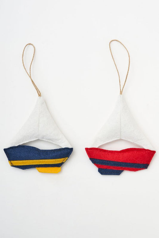 Felt Sailboat Ornament