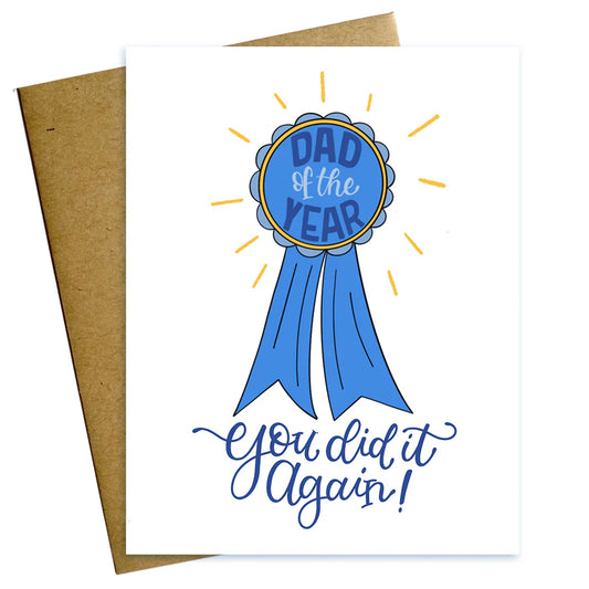 Dad of the Year Card