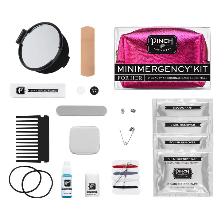 Metallic Minimergency Kit _ Rose Gold