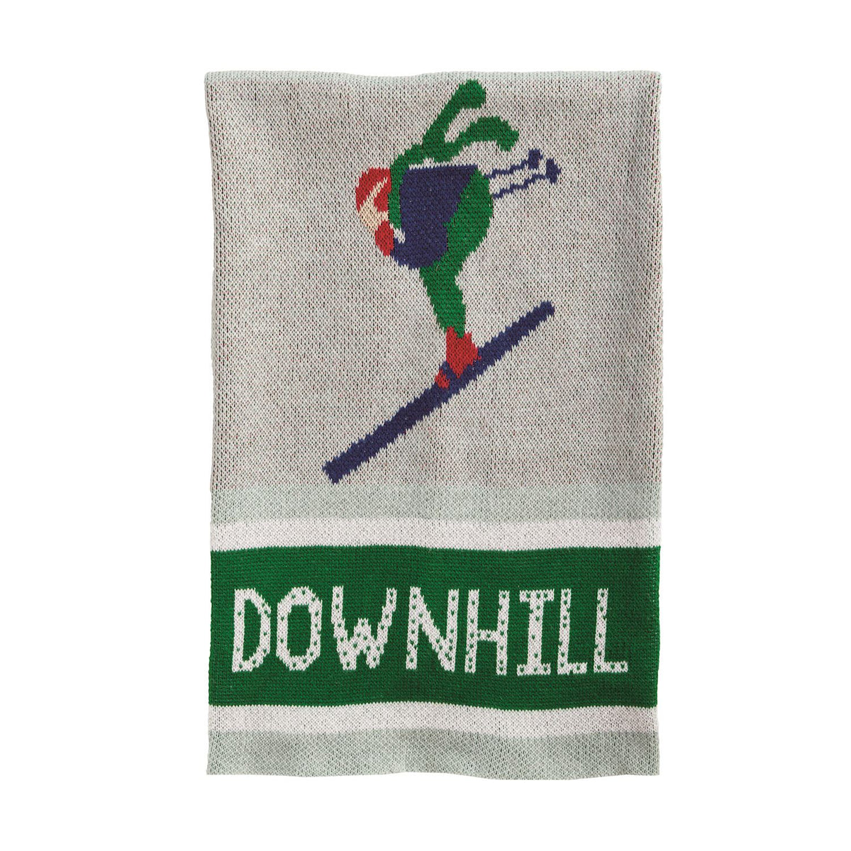 Downhill Ski Knit Towel