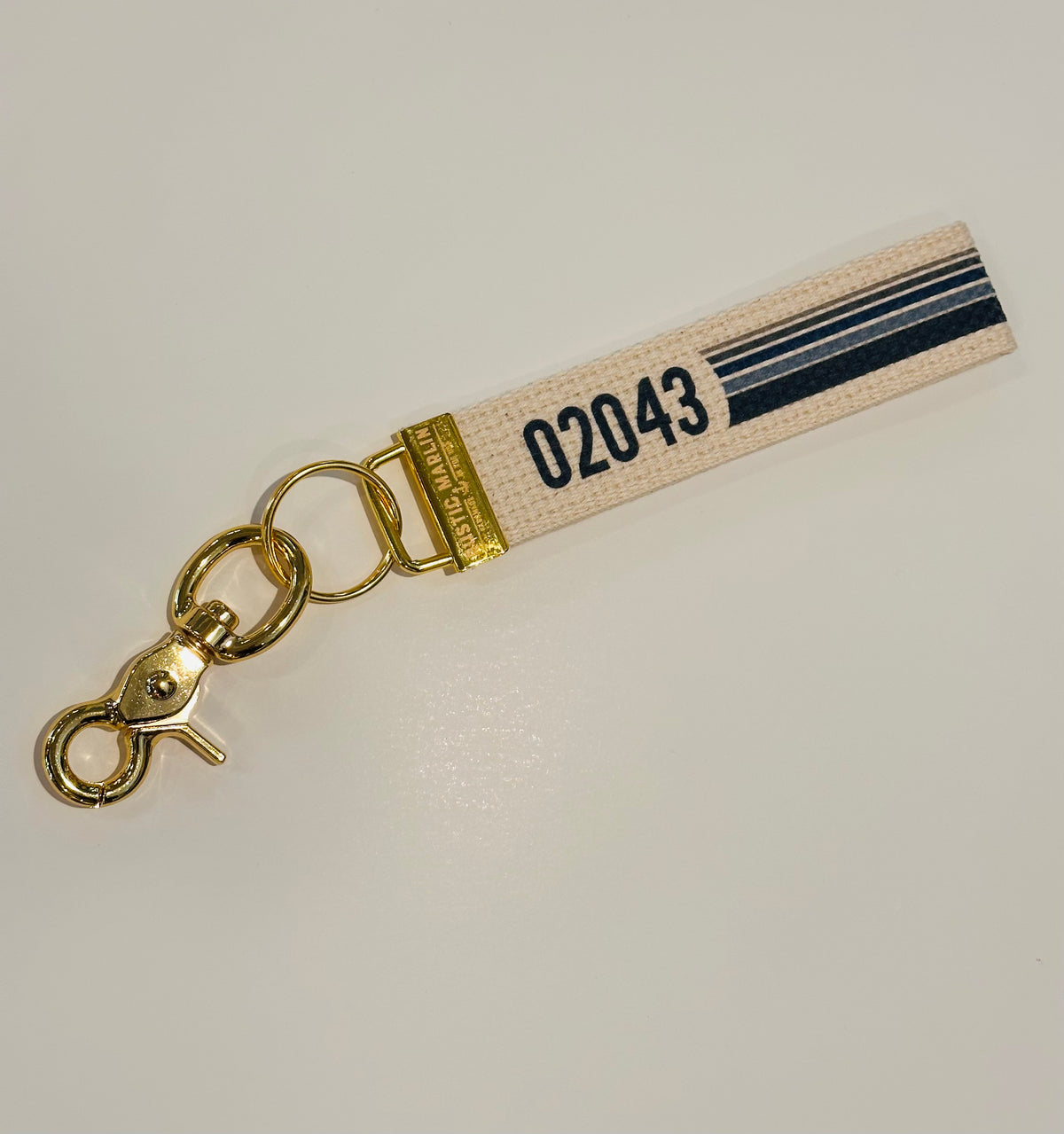 Blue Stripe 02043 Key Chain