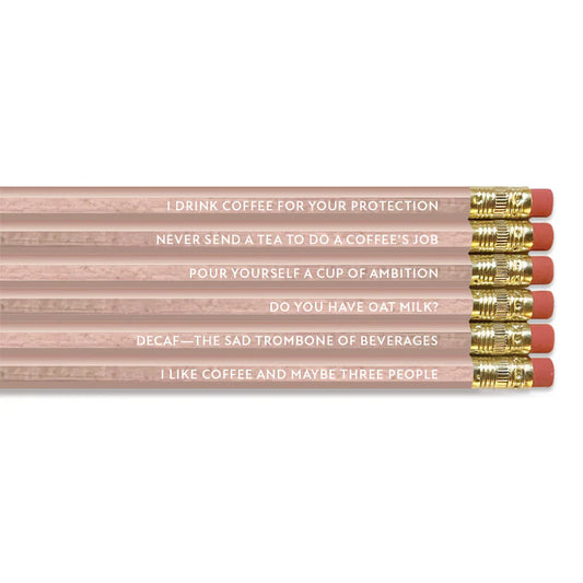 Coffee Talk Pencil Set