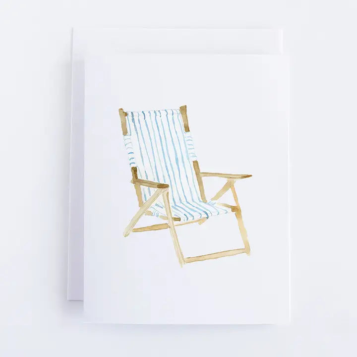 Beach Chair Note Card