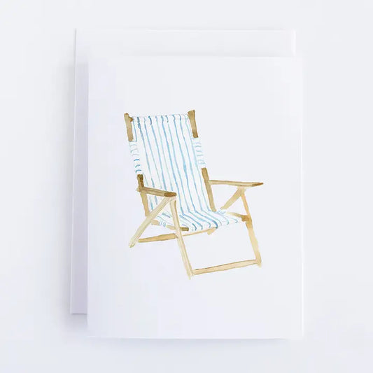 Beach Chair Note Card