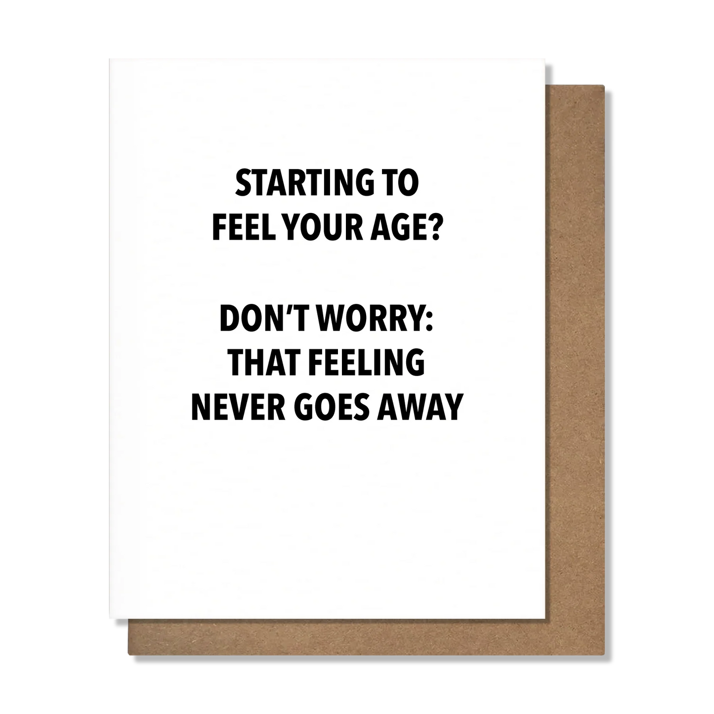 Feeling Your Age