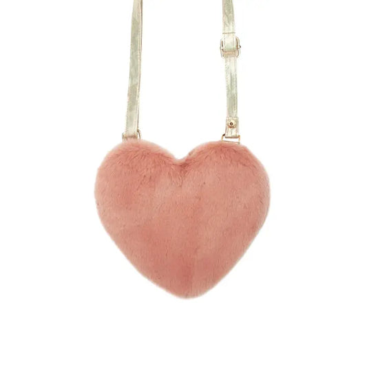 Fluffy Heart Bag