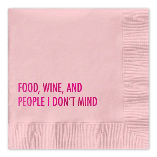 Food, Wine Napkin