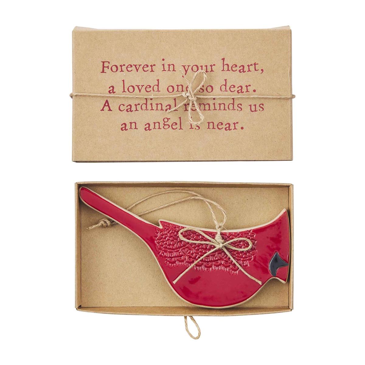 Forever in our Heart Cardinal Ornament