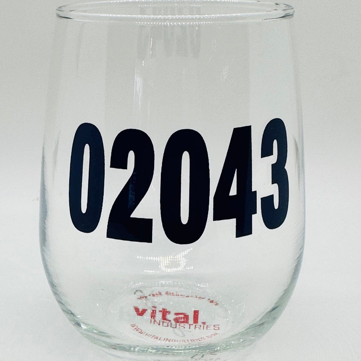 02043 Wine Glass _ Navy