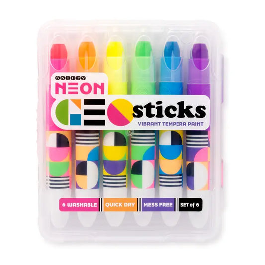 Geo Paint Sticks Neon