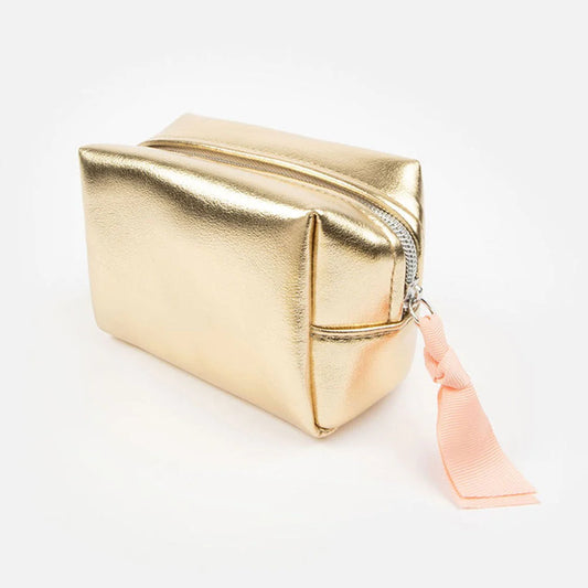 Gold Mini Cube Bag