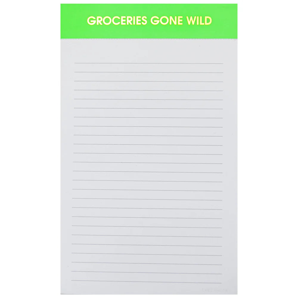 Groceries Gone Wild Notepad