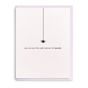 Spooky Spider Halloween Card