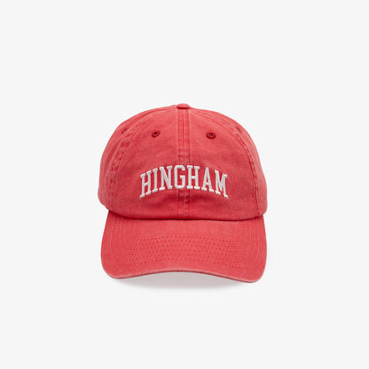 HINGHAM Dad Hat in Washed Red