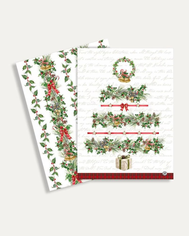 Holiday Garland Kitchen Towel(Set/2)