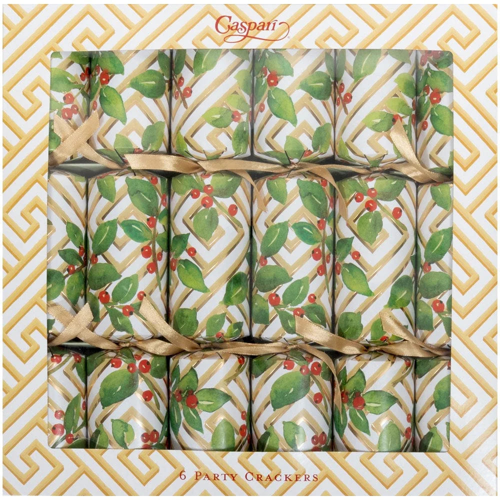 Holly and Fretwork Christmas Cracker