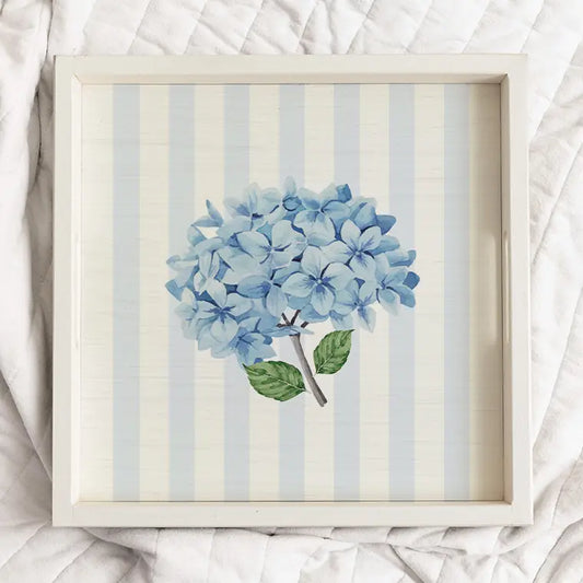 Endless Summer Hydrangea Square Tray