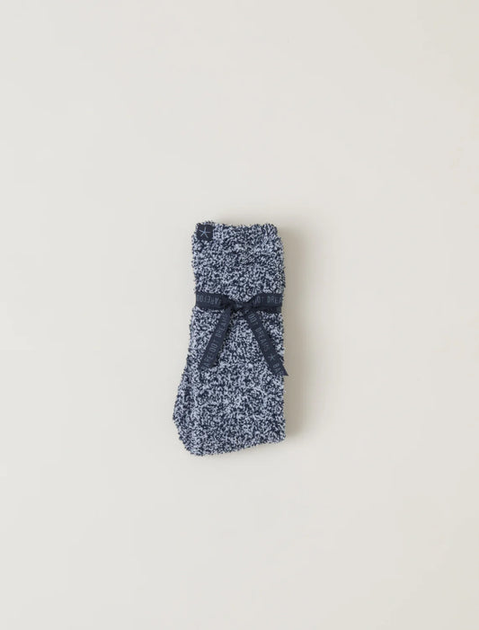 Cozy Chic Sock Heathered Indigo _ YOUTH