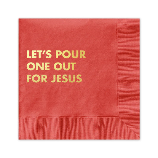 Jesus Cocktail Napkin