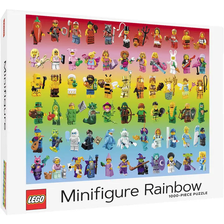 Lego Minifigure Rainbow Puzzle