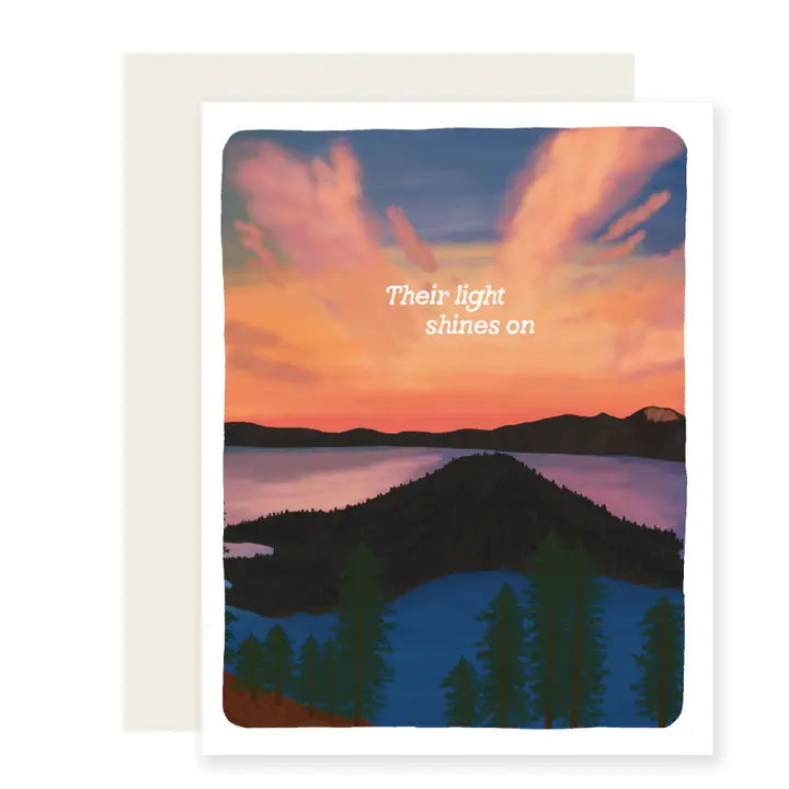 Lost a Bright Light Sympathy Card