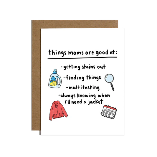 Things Moms Are Good At