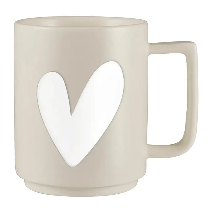 Heart Matte Mug