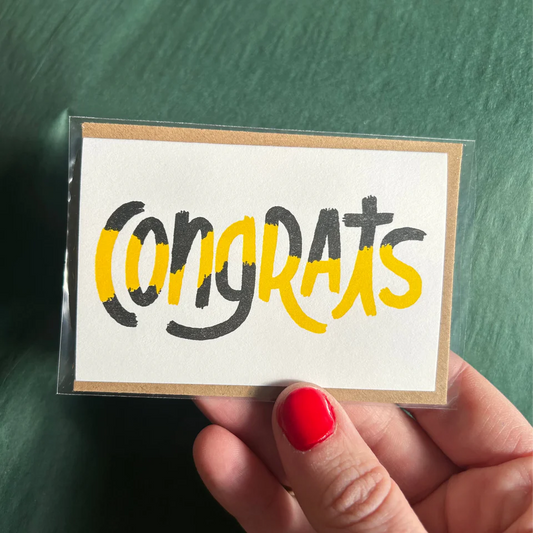 Congrats Multi Color _ Mini
