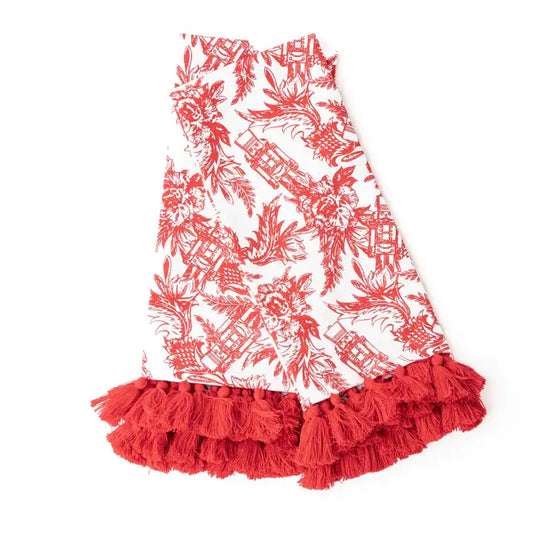 Nutcracker Tassel Tea Towel S/2