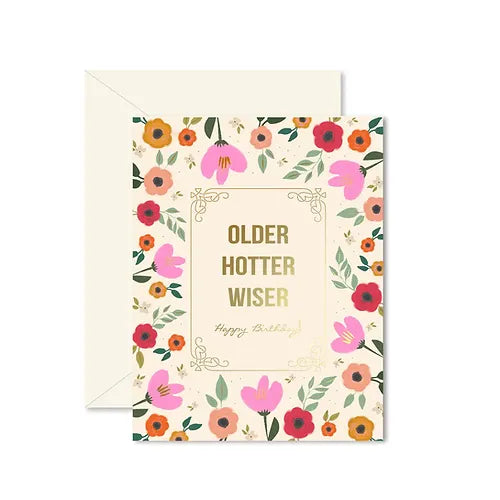 Older Hotter Wiser Card