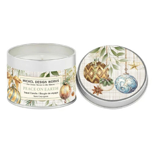 Peace on Earth Travel Candle