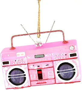 Boombox Pink Ornament