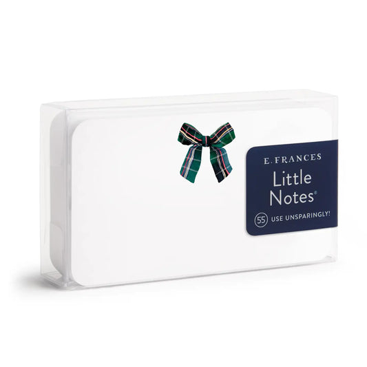 Plaid Bow Christmas Little Notes