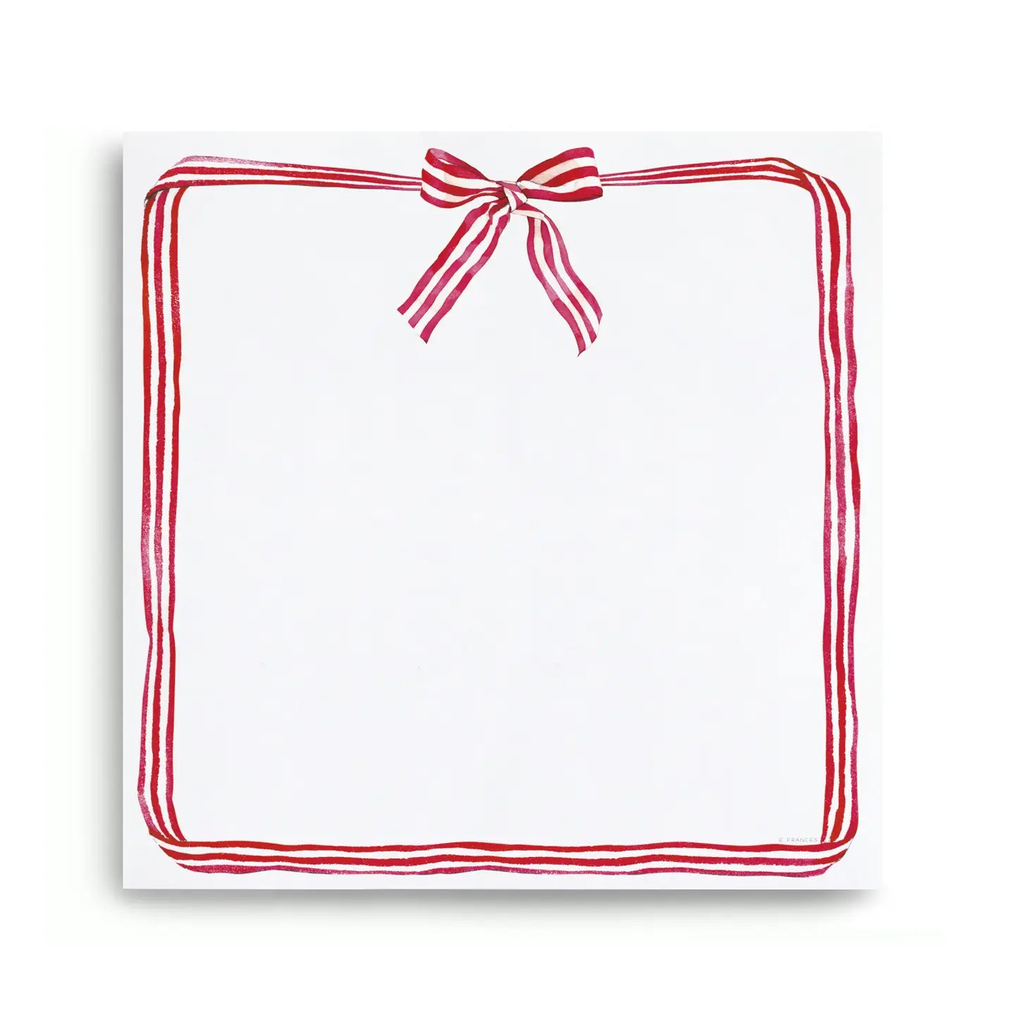 Red Ribbon Candy Chunky Notepad