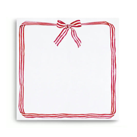 Red Ribbon Candy Chunky Notepad