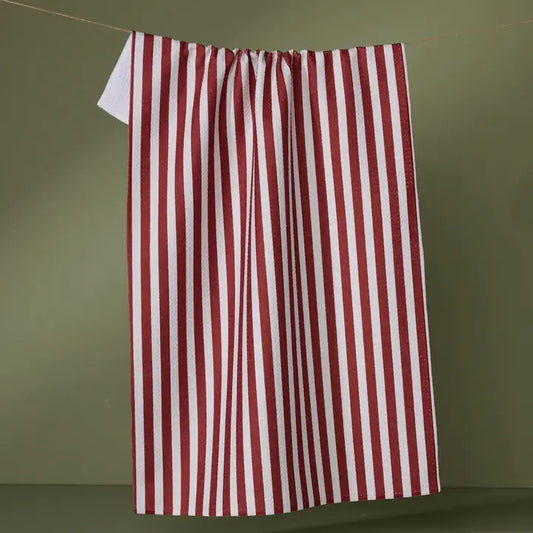 Ribbon Red Kitchen Towel
