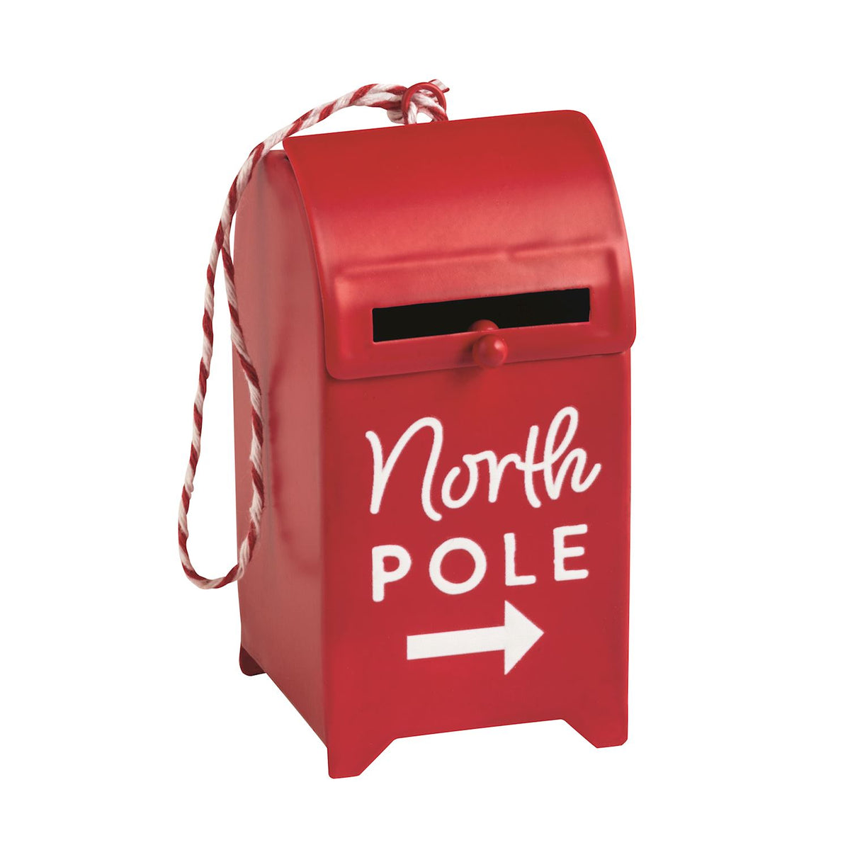 Red Tin Mailbox Ornament