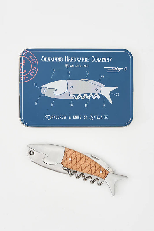 Sardine Corkscrew + Knife