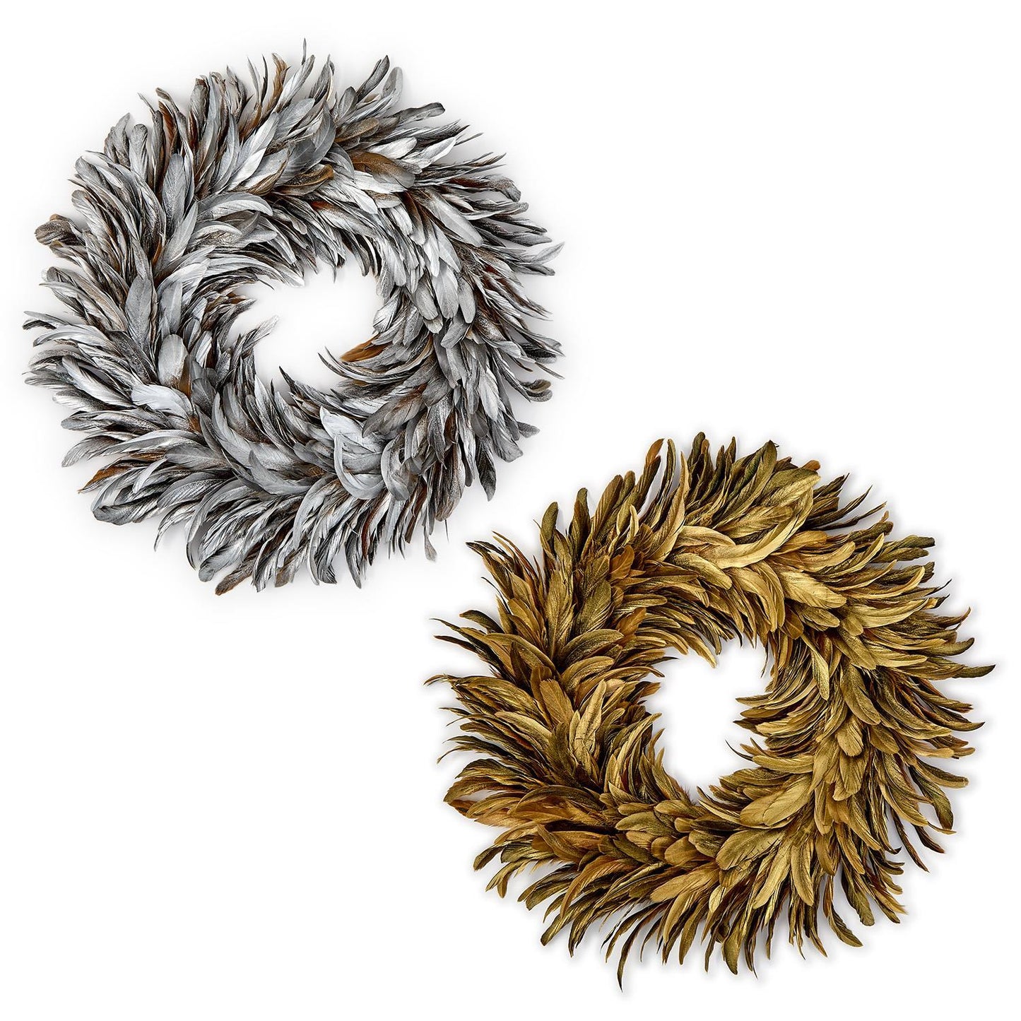 Shimmer Feather Wreath
