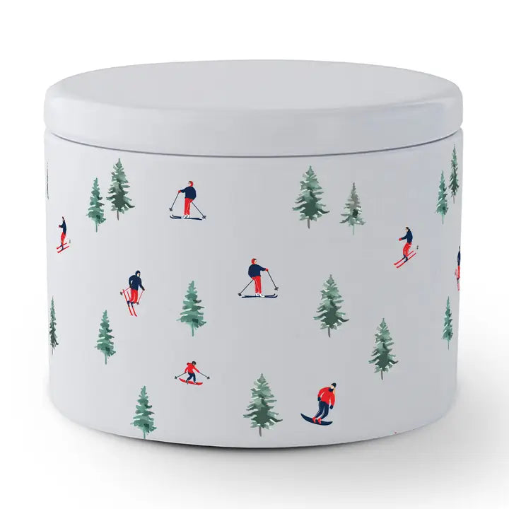 Skier Travel Candle