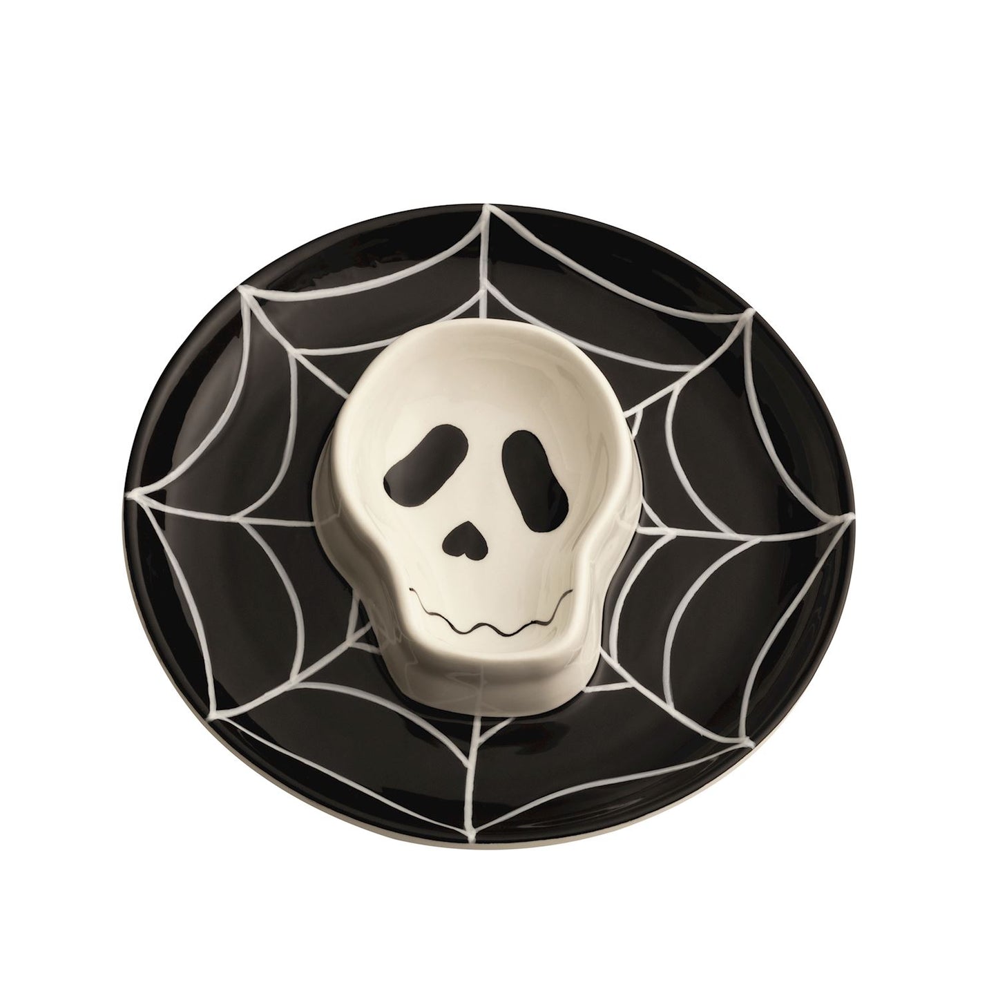 Skull Halloween Round Tray