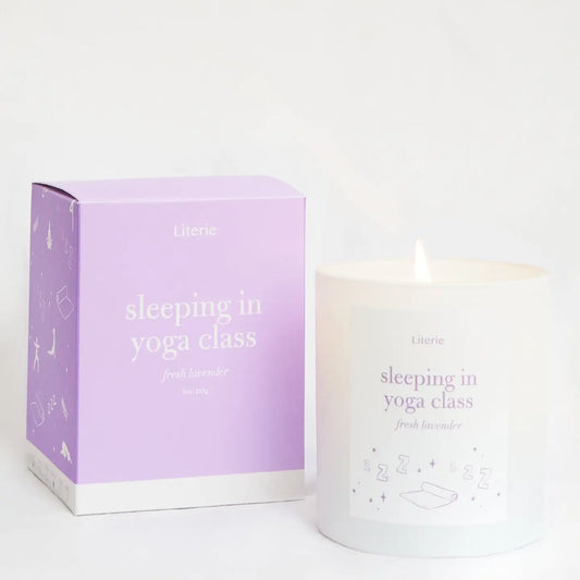 Sleeping in Yoga Class