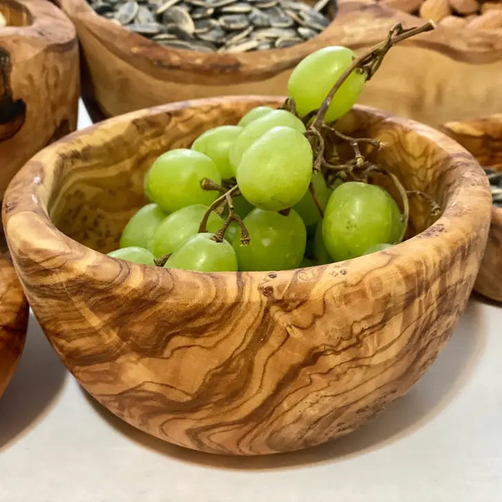 Olive Wood Snack Bowl