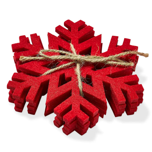 Snowflake Coasters (Set of 4)