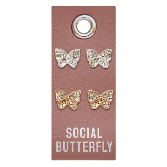 Social Change Butterfly Earring