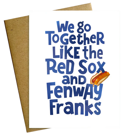 Together like Red Sox and Fenway Franks