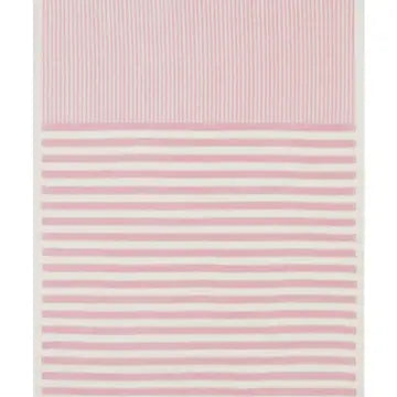 Light Pink striped blanket fabric texture
