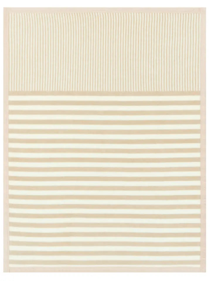 Sweet Pea Stripe Oak_ Mini Blanket